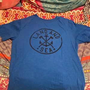 royal blue M tee shirt